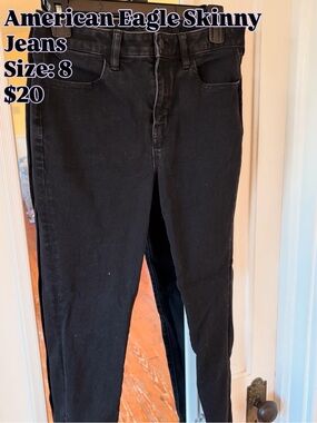 American Eagle Outfitters Black Skinny Jeans - Women's Slim Fit